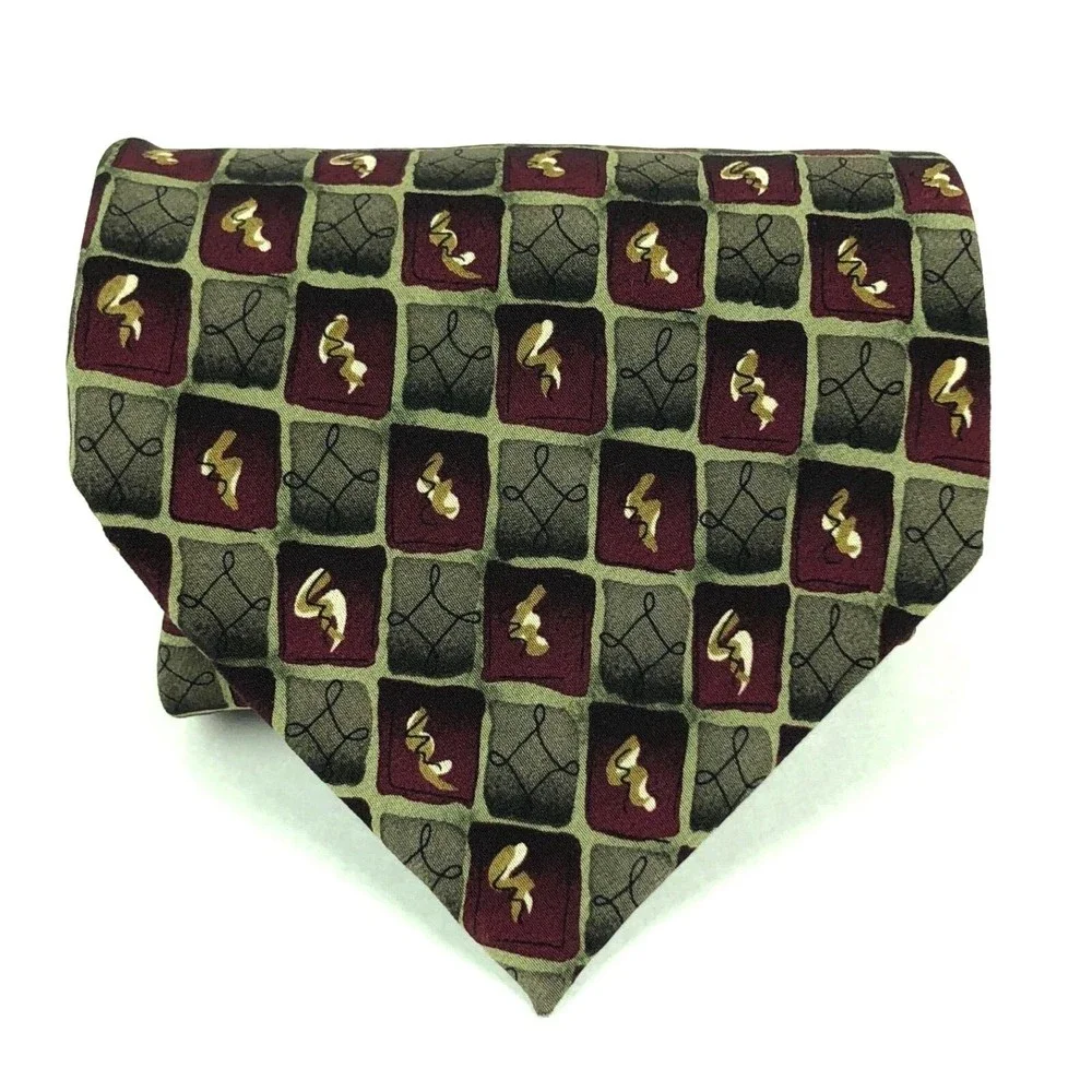 J Garcia Tie Big Bird Breaking Through Collection 20 Silk L57 W3.5 Made In Korea